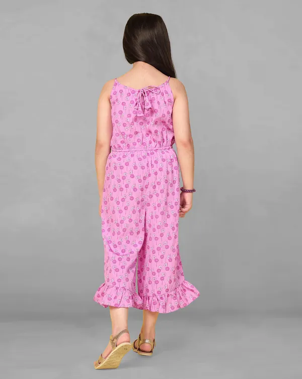 Purple_Floral_Printed_Jumpsuit_For_Girls