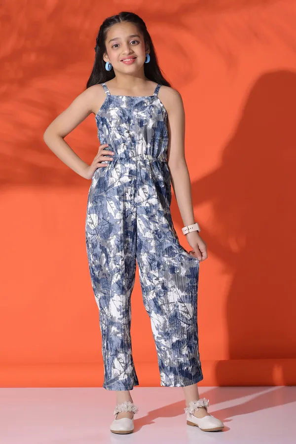 Sky_Blue_Sugarcane_All-Over_Printed_Ankle_Length_Jumpsuit_For_Girls