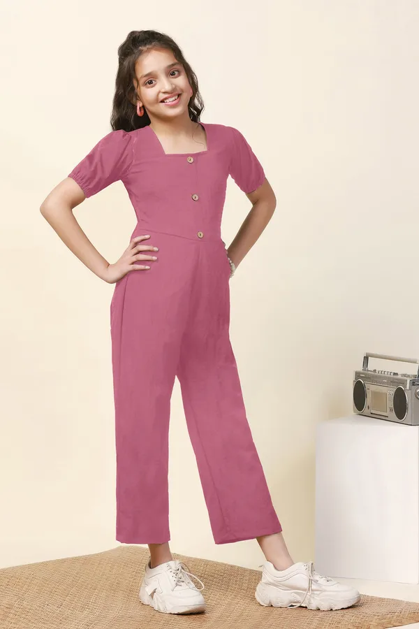 Pink_Solid_A-Line_Ankle_Length_Jumpsuit_For_Girls