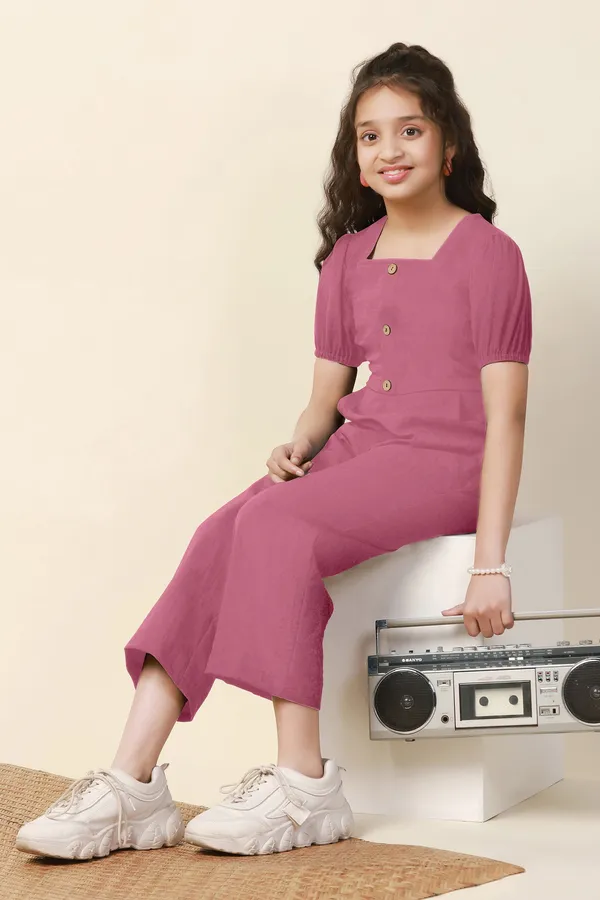 Pink_Solid_A-Line_Ankle_Length_Jumpsuit_For_Girls