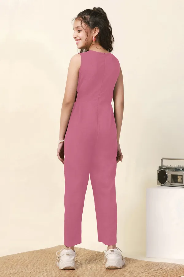 Pink_Solid_A-Line_Ankle_Length_Jumpsuit_For_Girls