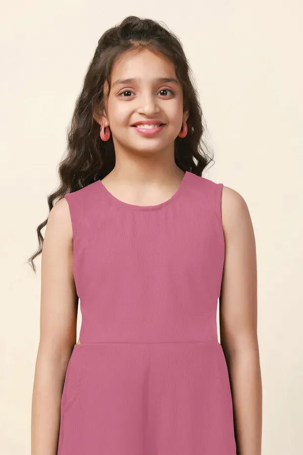 Pink_Solid_A-Line_Ankle_Length_Jumpsuit_For_Girls