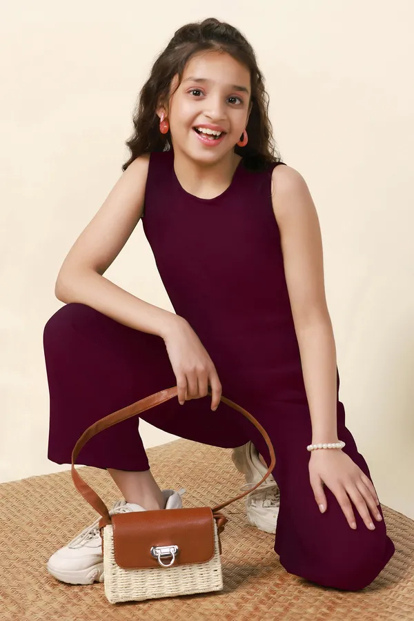 Maroon_Solid_A-Line_Ankle_Length_Jumpsuit_For_Girls