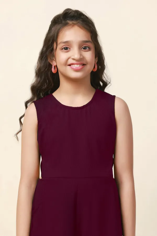Maroon_Solid_A-Line_Ankle_Length_Jumpsuit_For_Girls