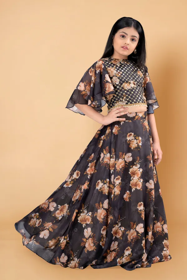 Black_Tabby_Silk_Embroidered_Readymade_Lehenga_Choli_For_Girls