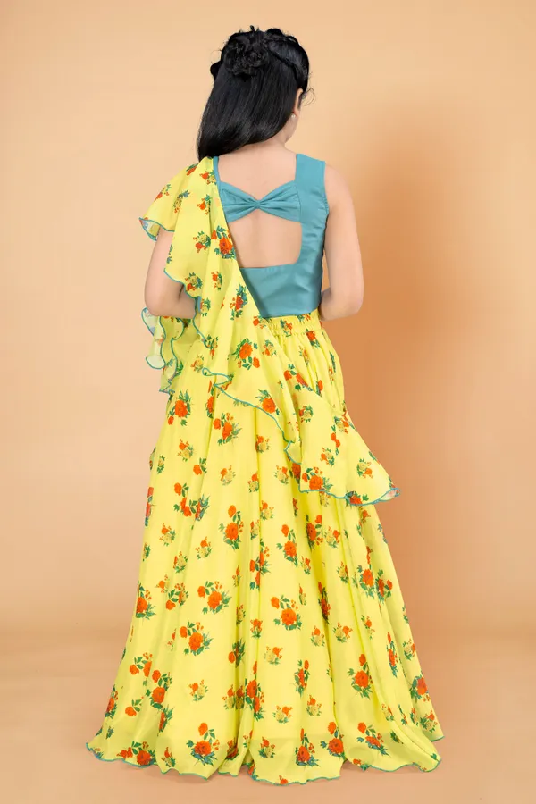 Yellow_Tabby_Silk_Printed_Readymade_Lehenga_Choli_For_Girls