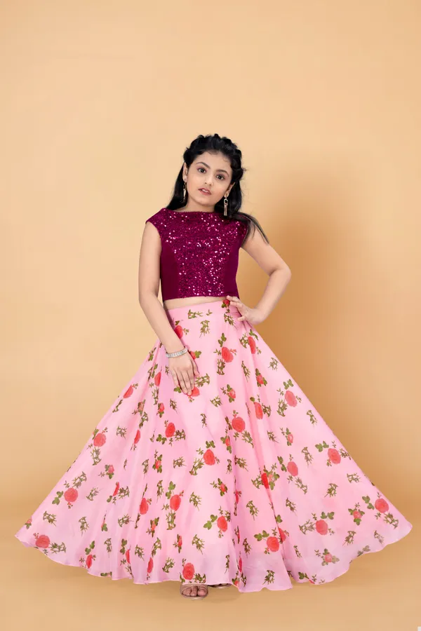 Pink_Tabby_Silk_Printed_Readymade_Lehenga_Choli_For_Girls