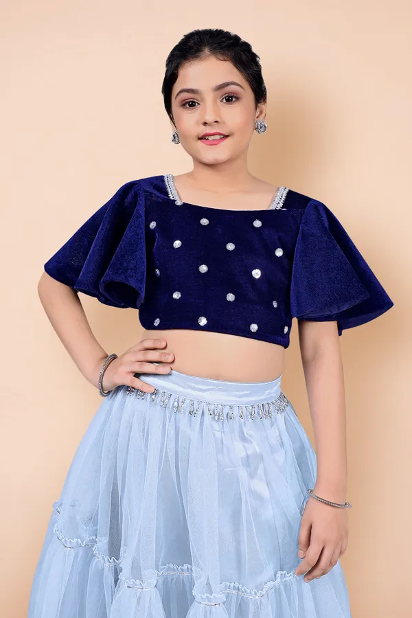 Navy_Blue_Embroidered_Ready_To_Wear_Lehenga_Choli_Set_For_Girls