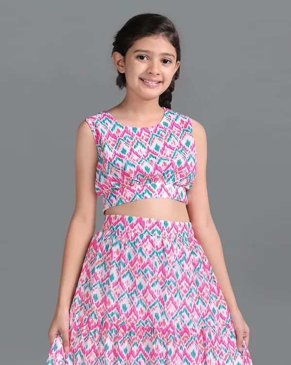 Multi_Georgette_Ready_To_Wear_Lehenga_Choli_For_Girls