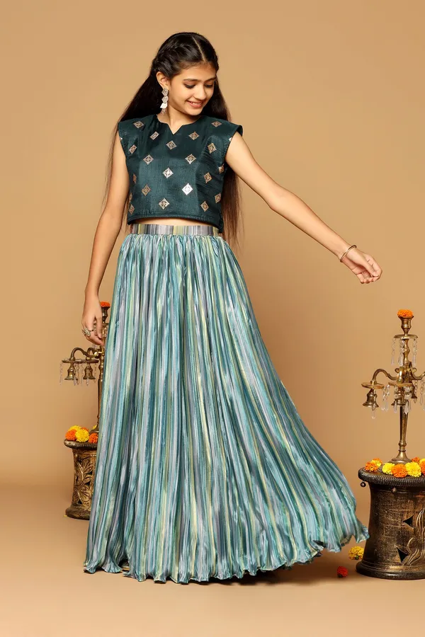 Rama_Chinon_Embroidered_Lehenga_Choli_Set_For_Girls