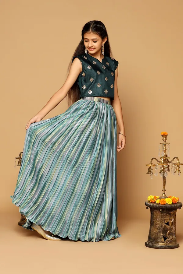 Rama_Chinon_Embroidered_Lehenga_Choli_Set_For_Girls