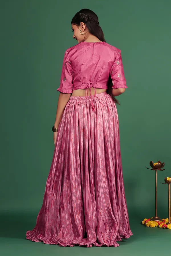 Pink_Chinon_Embroidered_Lehenga_Choli_Set_For_Girls
