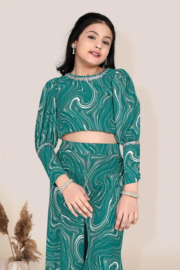 Rama_Green_Georgette_Crop_Top_And_Palazoo_Set_For_Girls