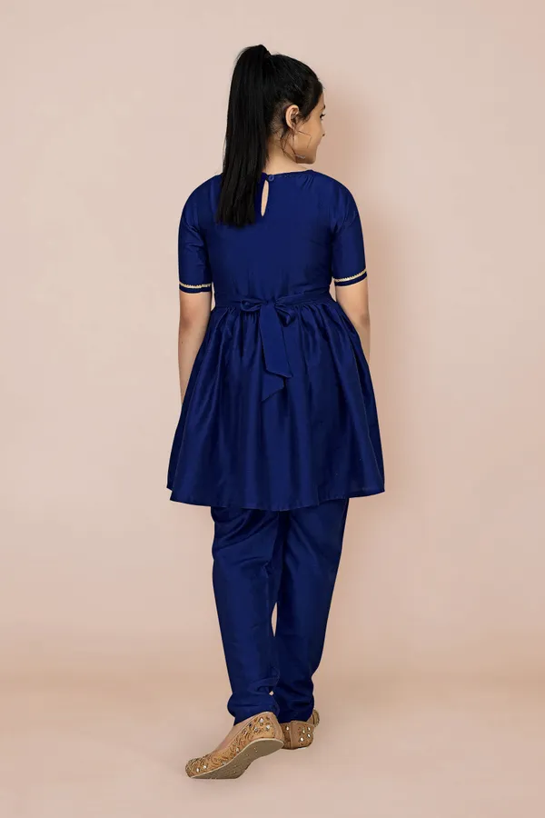 Navy_Blue_Chinnon_Foil_Printed_Top_And_Pant_Set_For_Girls