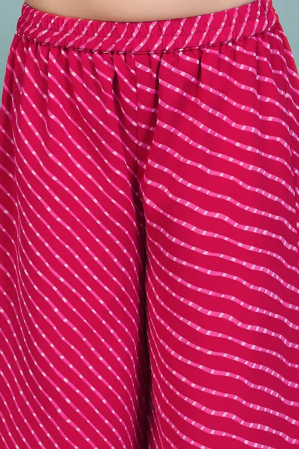 Rani_Georgette_Leheriya_Printed_Kurta_With_Palazzo_Set