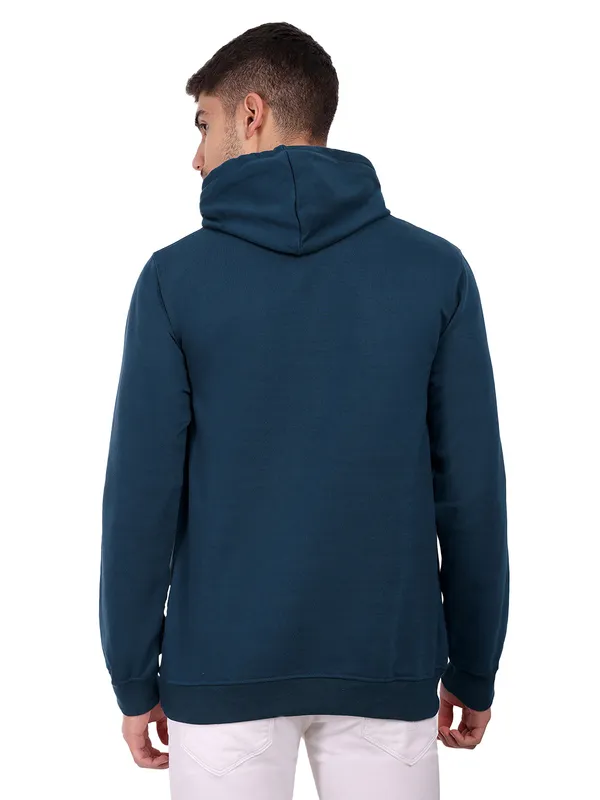 Blue_Poly_Cotton_Fleece_Hooded_Neck_Sweatshirt_For_Men