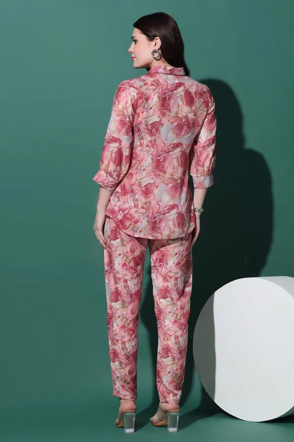 Multicolor_Rayon_Cotton_Abstract_Floral_Printed_Top_With_Trouser_Set_For_Women