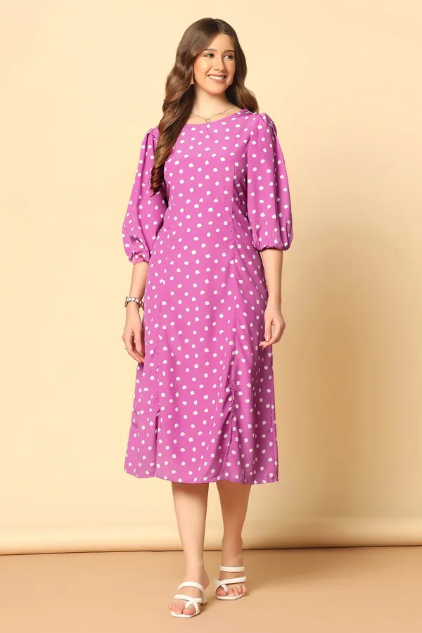Mauve_Polyester_Blend_Digital_Print_A-Line_Dress_For_Women