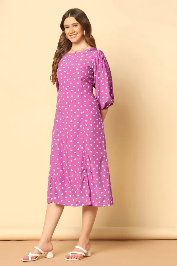Mauve_Polyester_Blend_Digital_Print_A-Line_Dress_For_Women