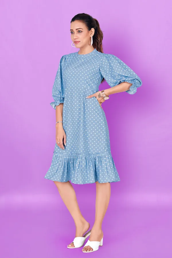 Sky_Blue_Polyester_Blend_Flowy_Dress_For_Women