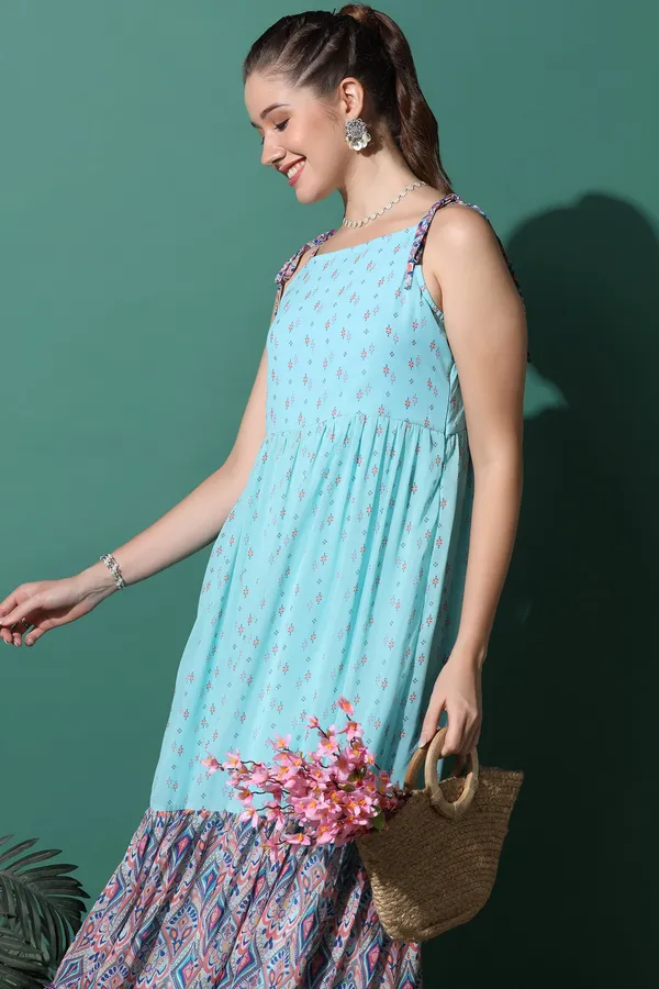 Sky_Print_Georgette_Tiered_Maxi_Dress_For_Women