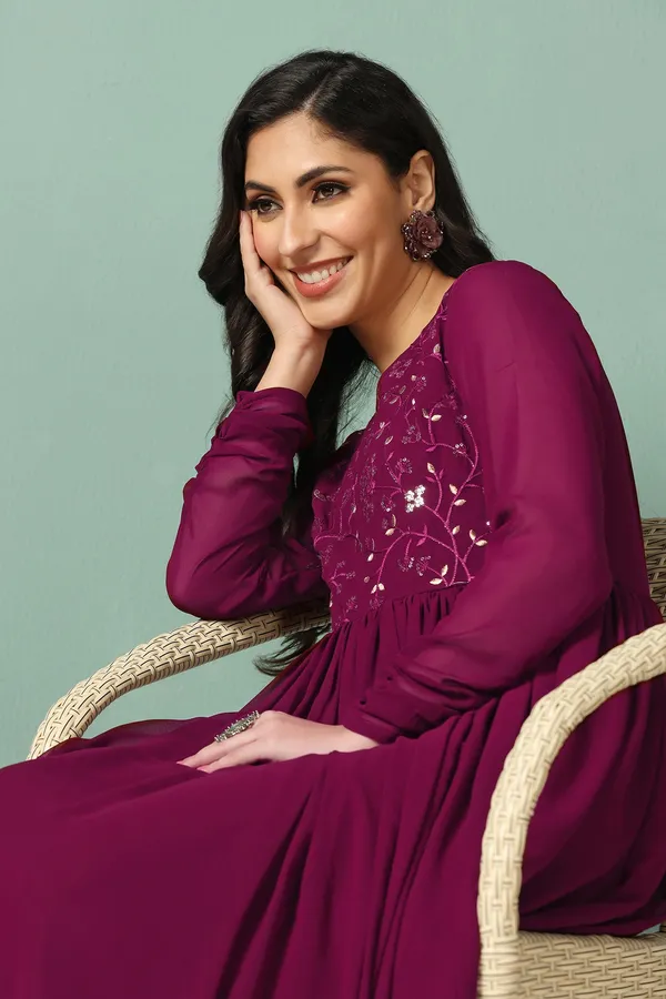 Wine_Georgette_Embroidery_A-Line_Maxi_Dress_For_Women