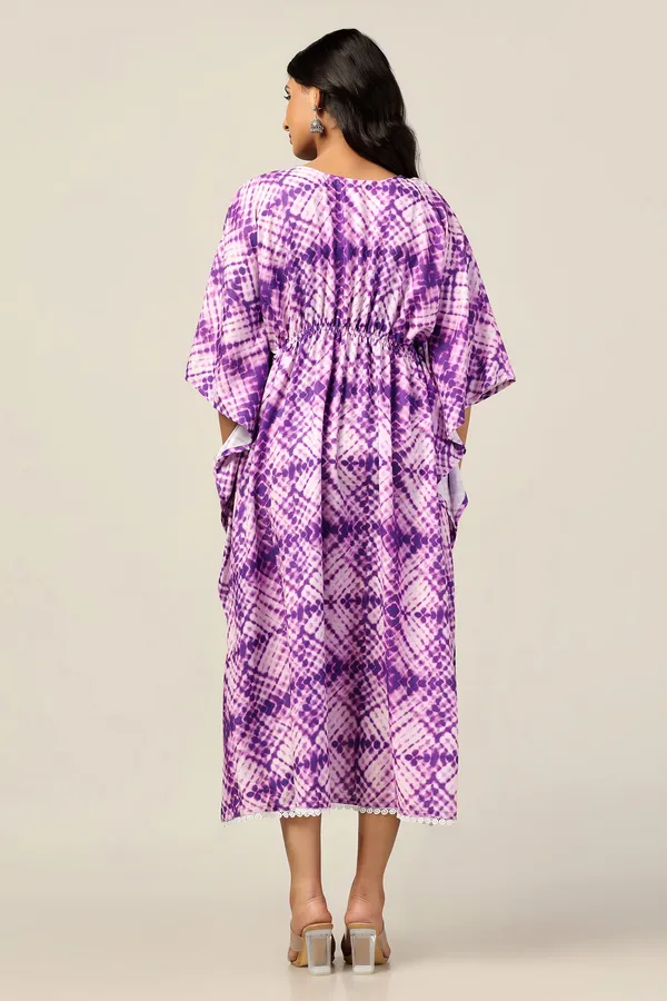 Purple_Slub_Tie_&_Dye_Print_Kaftan_For_Women