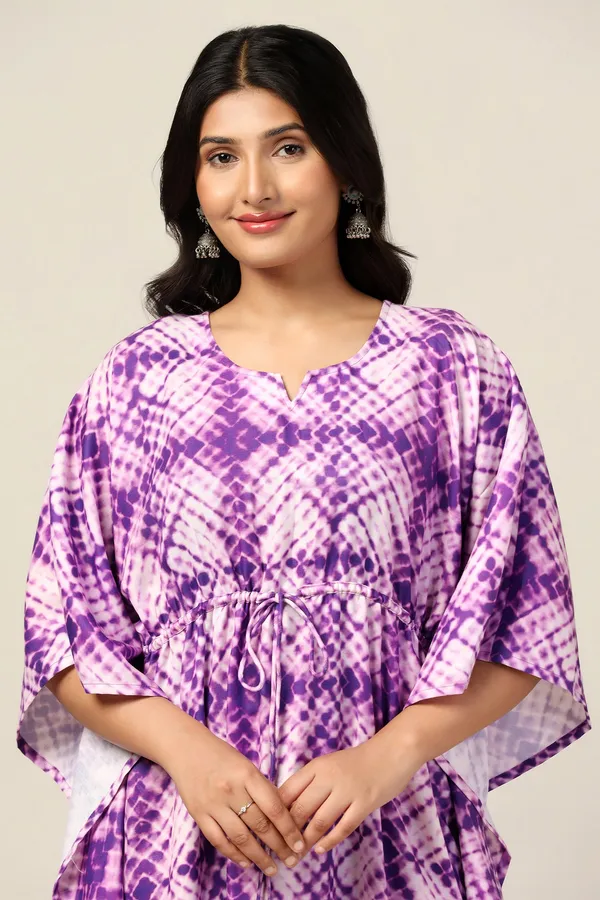 Purple_Slub_Tie_&_Dye_Print_Kaftan_For_Women