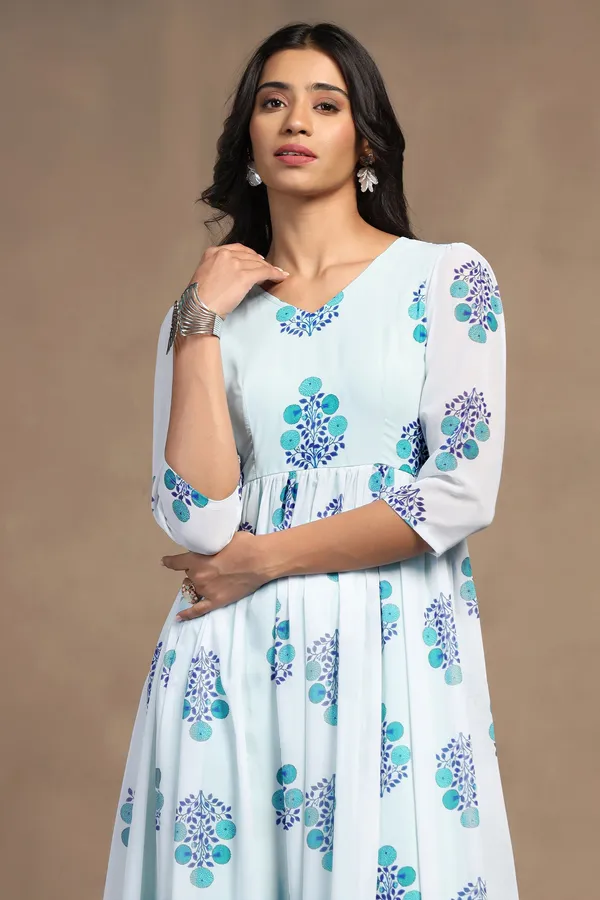 Sky_Blue_Georgette_Floral_Print_A-Line_Maxi_Length_Dress_For_Women