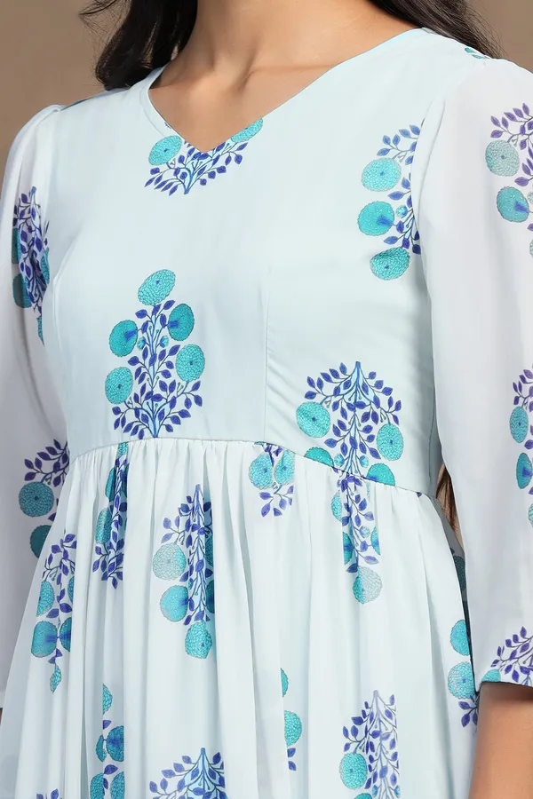 Sky_Blue_Georgette_Floral_Print_A-Line_Maxi_Length_Dress_For_Women