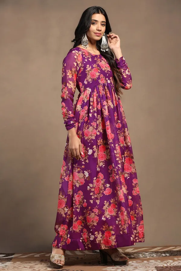 Purple_Tabby_Organza_Floral_Print_Gathered_Maxi_Dress_For_Women