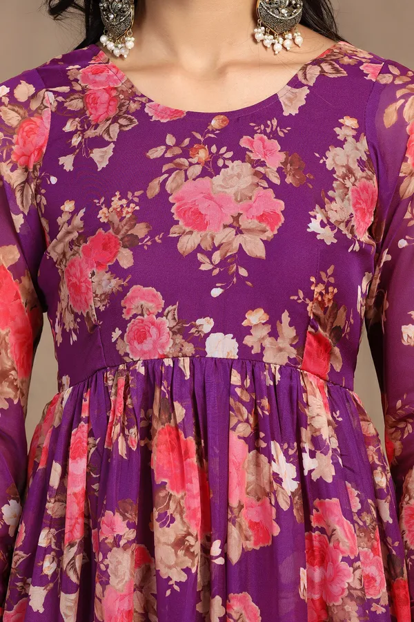 Purple_Tabby_Organza_Floral_Print_Gathered_Maxi_Dress_For_Women
