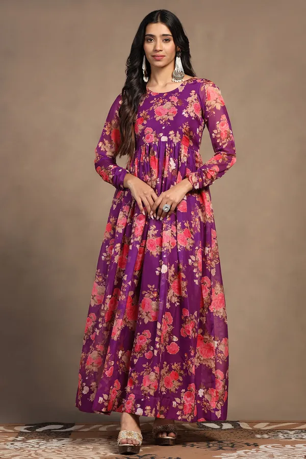 Purple_Tabby_Organza_Floral_Print_Gathered_Maxi_Dress_For_Women