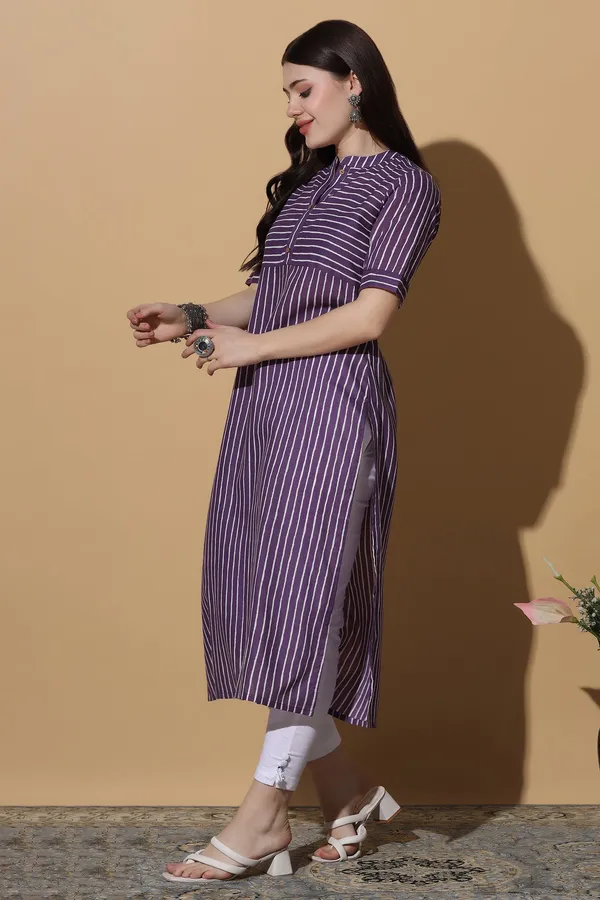 Purple_Cotton_Stripe_Printed_Straight_Kurta_For_Women