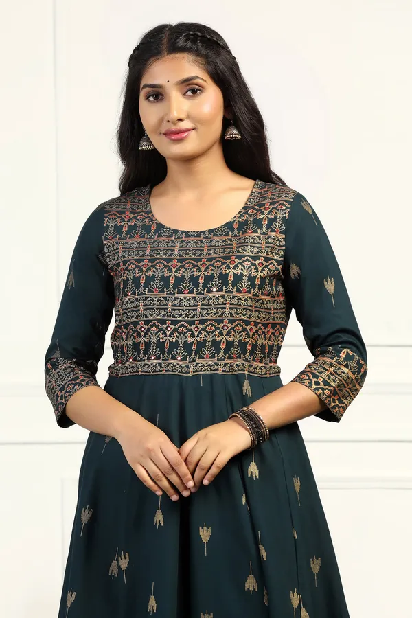 Rama_Cotton_Floral_Printed_Anarkali_Maxi_Length_Kurta