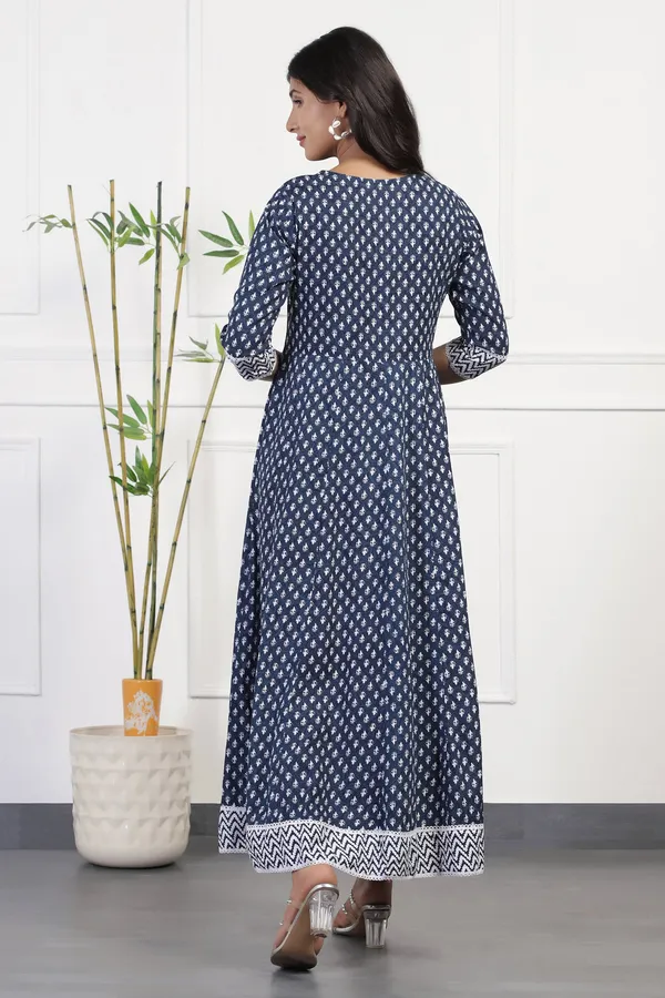 Blue_Cotton_Floral_Printed_Anarkali_Maxi_Length_Kurta