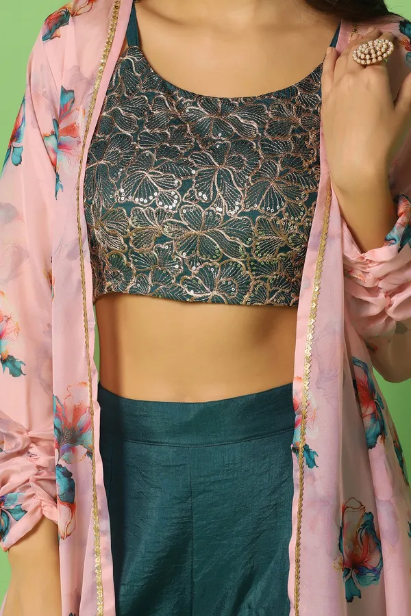 Rama_Dola_Silk_Crop_Top_And_Palazzo_Set_With_Long_Shrug_For_Women