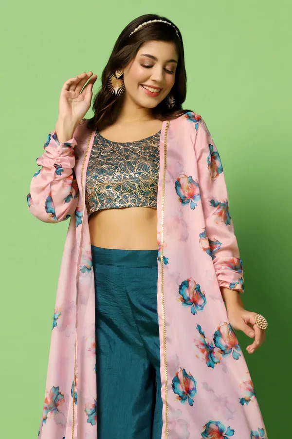 Rama_Dola_Silk_Crop_Top_And_Palazzo_Set_With_Long_Shrug_For_Women
