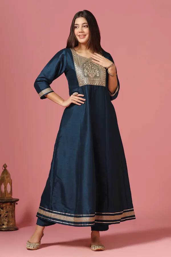 Navy_Blue_Embroidered_Kurta_And_Pant_Set_With_Dupatta