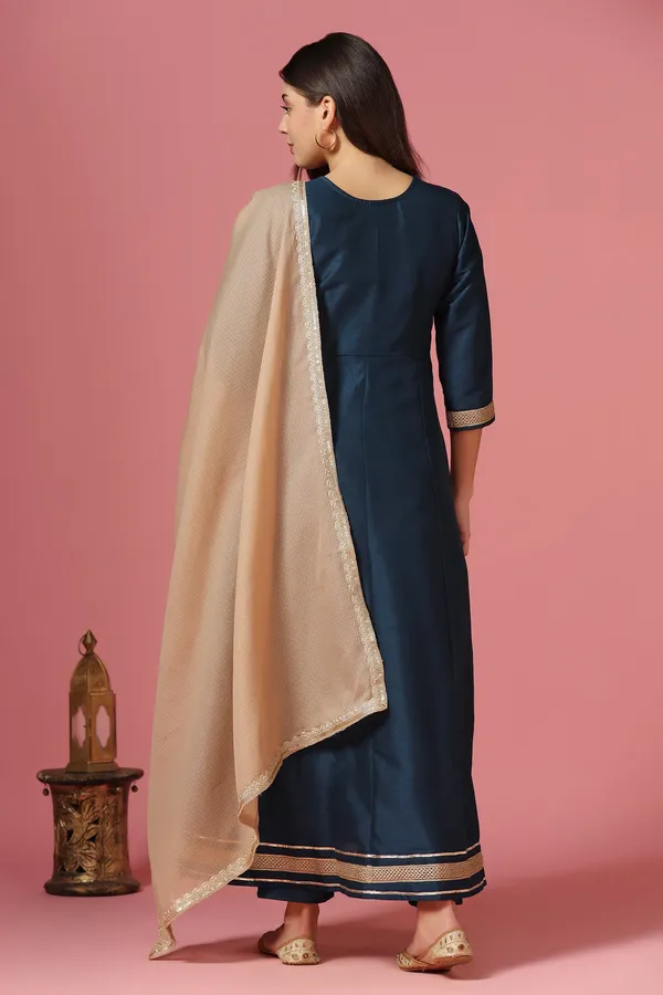 Navy_Blue_Embroidered_Kurta_And_Pant_Set_With_Dupatta