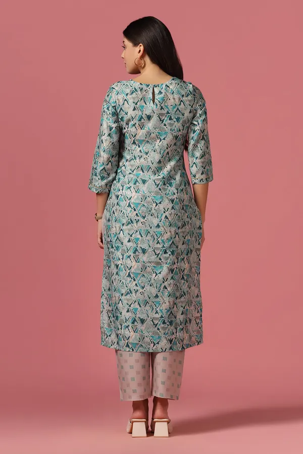 Beige_Poly_Muslin_Printed_Kurta_And_Pant_Set
