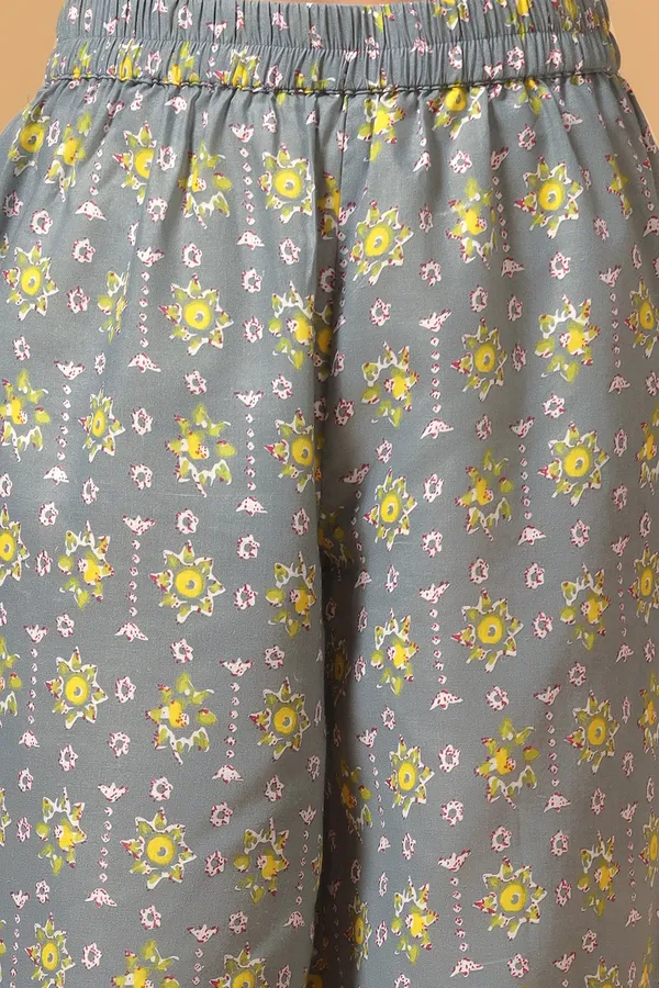 Yellow_Cotton_Chevron_Printed_Kurta_With_Pant_Set