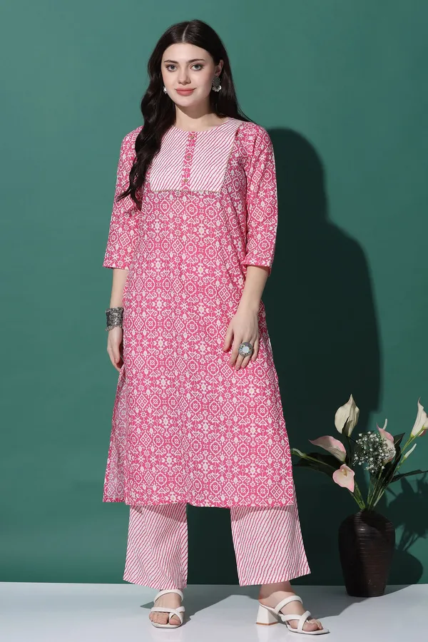 Pink_Cotton_All-Over_Printed_Kurta_With_Pant_Set