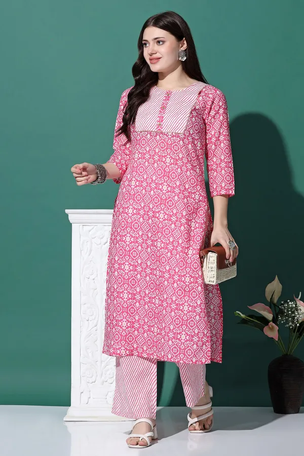 Pink_Cotton_All-Over_Printed_Kurta_With_Pant_Set