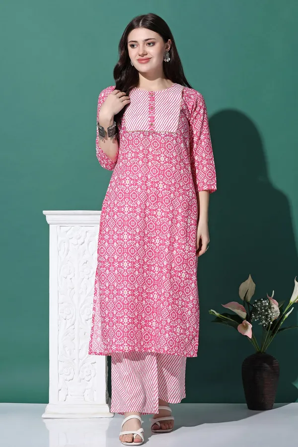 Pink_Cotton_All-Over_Printed_Kurta_With_Pant_Set