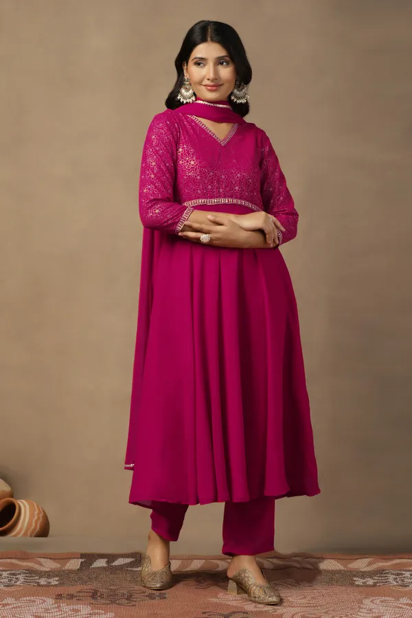 Rani_Georgeete_Ankle_Length_Kurta_Pant_Suit_Set
