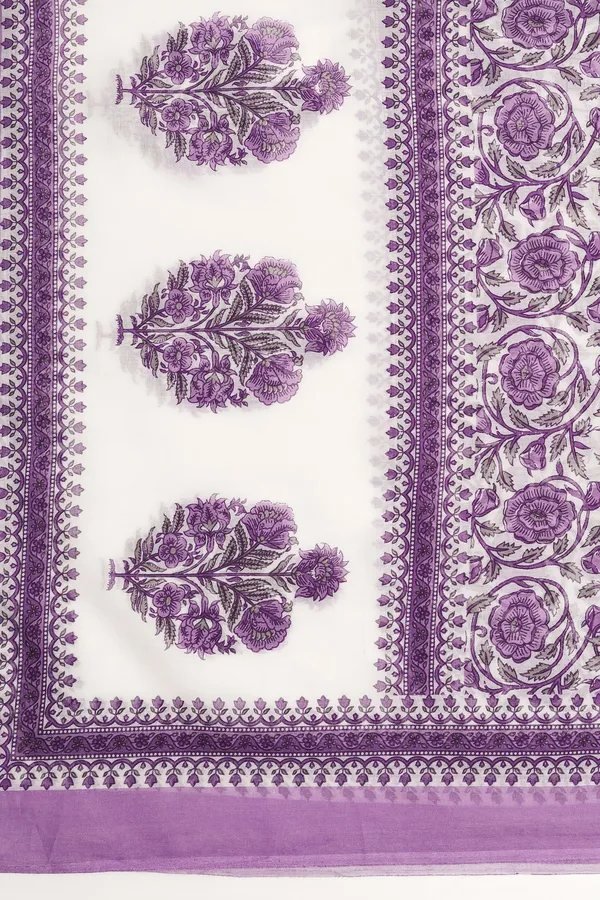 White_Cotton_All-Over_Printed_Calf_Length_Kurta_And_Pant_With_Dupatta_Set