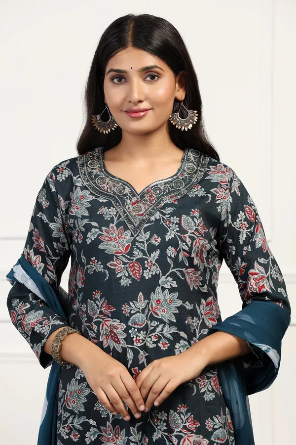 Rama_Cotton_All-Over_Printed_Calf_Length_Kurta_And_Pant_With_Dupatta_Set