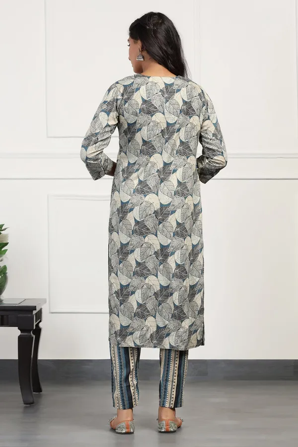 Blue_Cotton_All-Over_Printed_Calf_Length_Kurta_With_Pant_Set