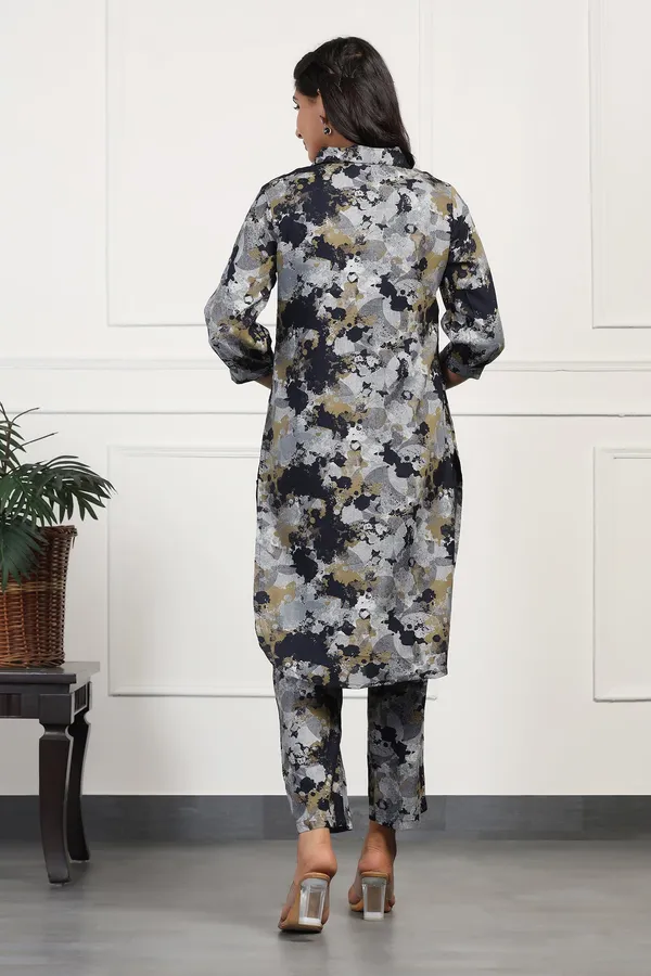 Dark_Blue_Cotton_All-Over_Printed_Calf_Length_Kurta_With_Pant_Set
